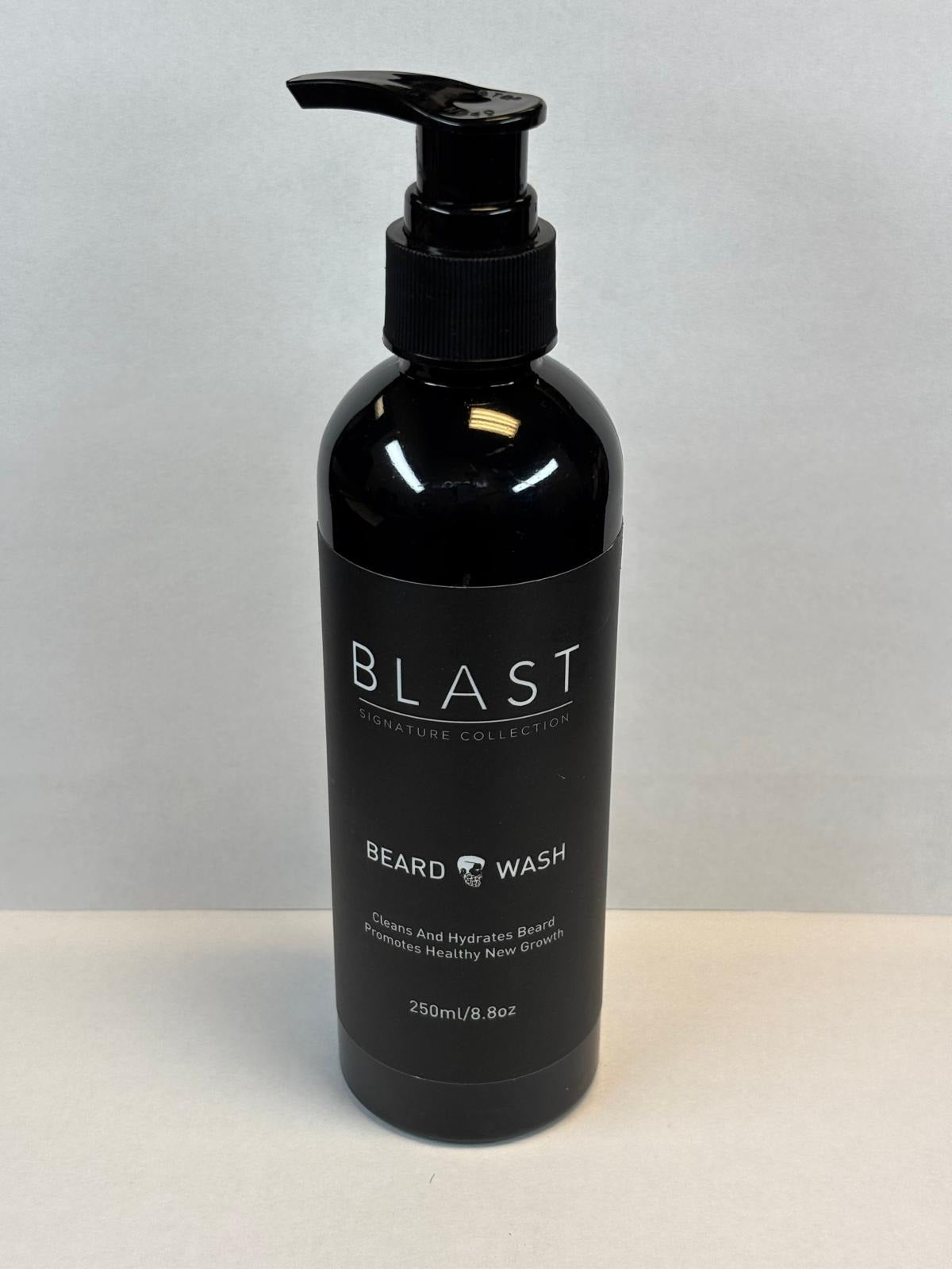 Blast Signature Collection Beard Wash – Gentle Cleanse, Hydrate & Soften for Healthy Beards with Coconut Oil | Daily Beard Care