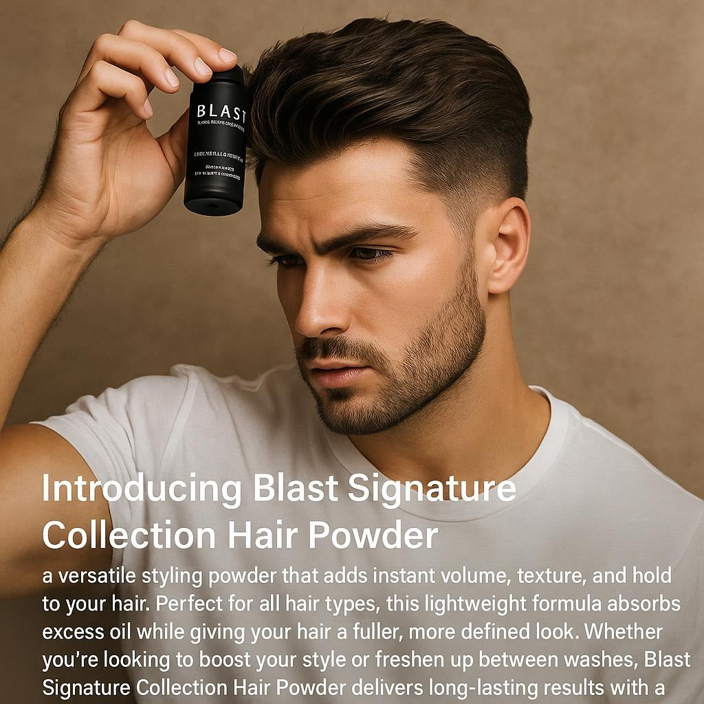 Blast Signature Collection Hair Powder – Instant Volume, Long-Lasting Hold & Natural Finish Texture & All-Day Hold