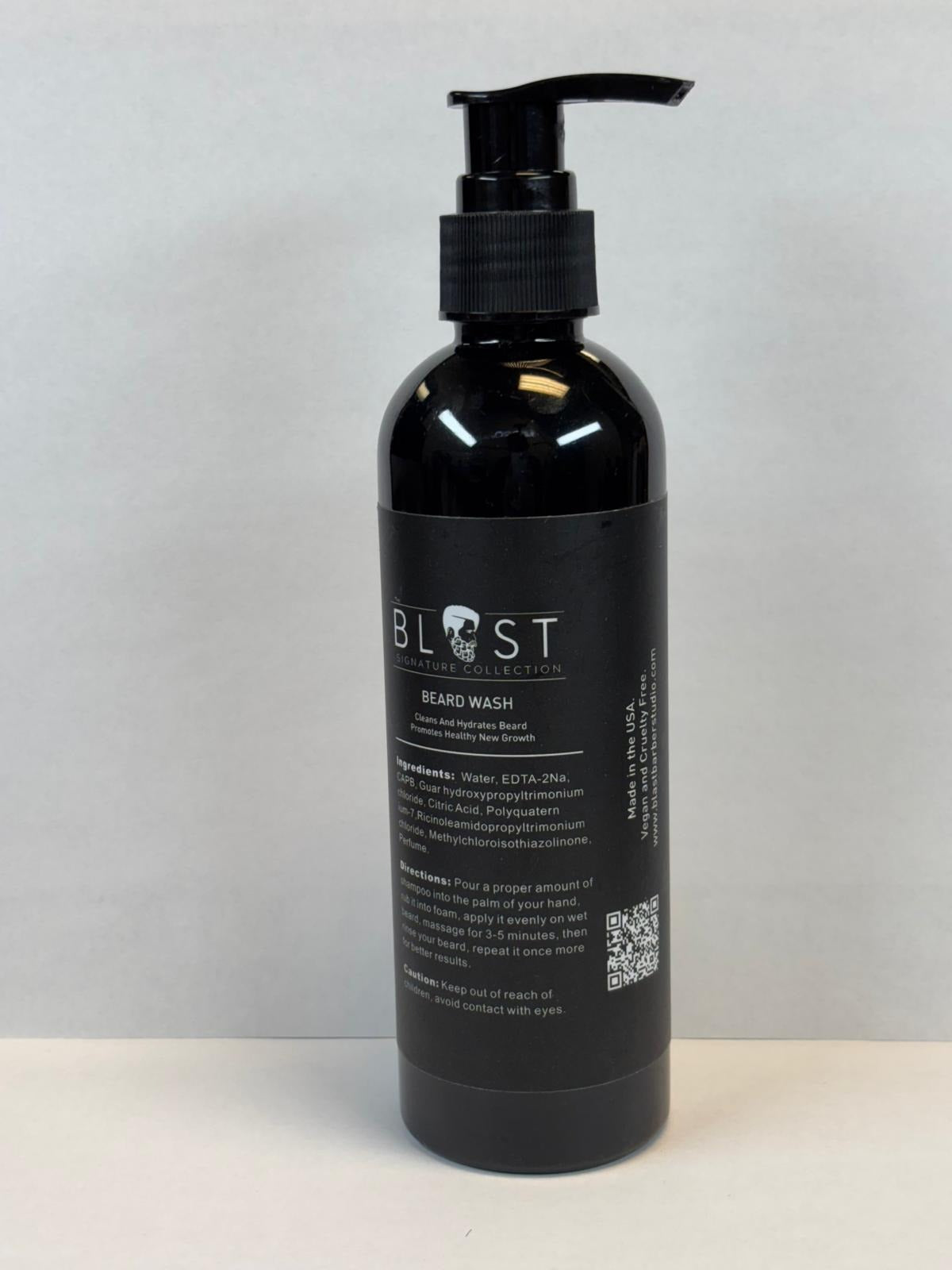 Blast Signature Collection Beard Wash – Gentle Cleanse, Hydrate & Soften for Healthy Beards with Coconut Oil | Daily Beard Care