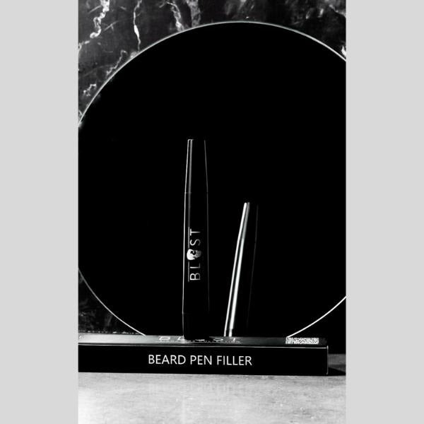 Blast Signature Collection Beard Pen Filler with Precision Brush - Defines, Fills & Shapes for a Natural, Full Beard |